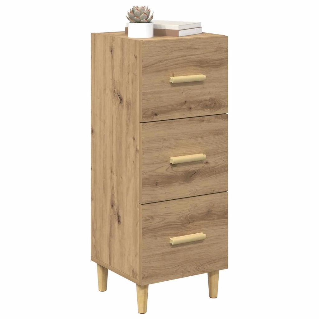 Credenza rovere artigianale 34.5 x 34 x 90 cm Legno multistrato 880935