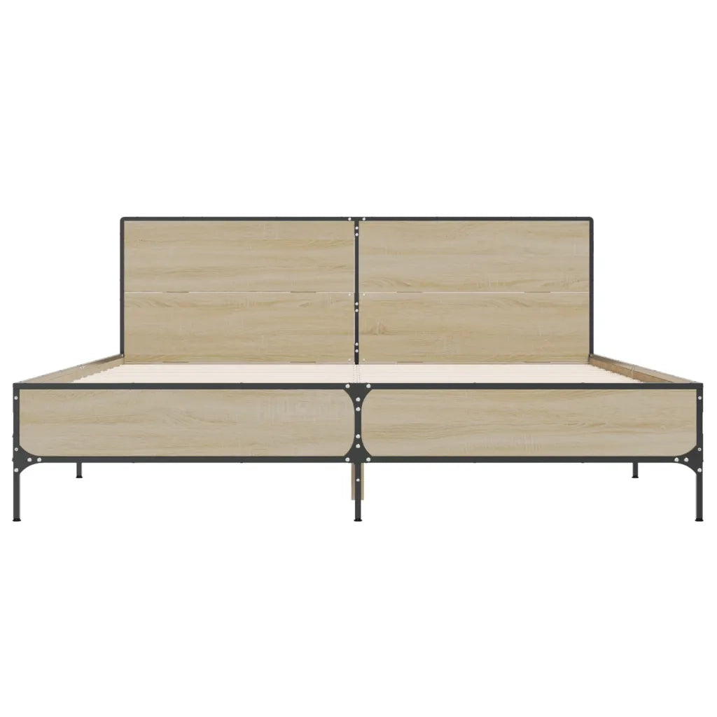 Giroletto Rovere Sonoma 140x200 cm in Legno Multistrato Metallo