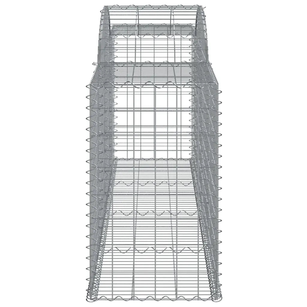 Cesti Gabbioni ad Arco 5 pz 300x50x80/100 cm Ferro Zincato 3146686