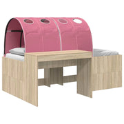 Letto con Tunnel 3 pz Rovere Sonoma e Rosa Legno ingegnerizzato 3423674