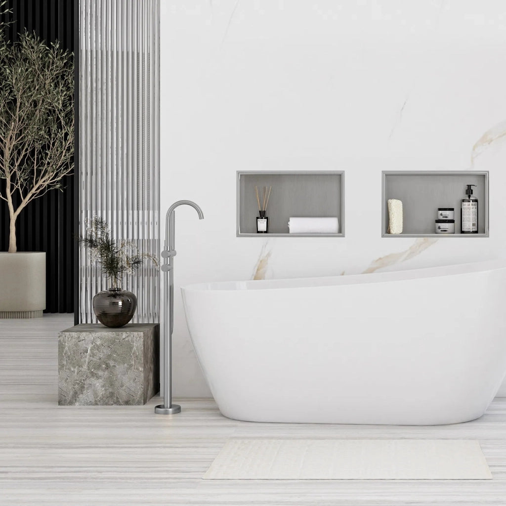 Mensola Bagno 30x45 Steel Brush