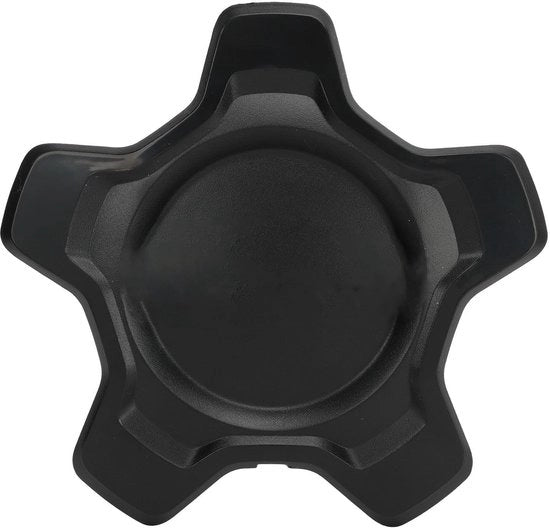 Viti di copertura lucide nere - Sostituzione per Fiat 500X 334 2014-2023 - Inox - 735626312/735626311/735668196 - Fortemente sigillate - Prevenzione dell'assorbimento di liquidi - Viti di copertura per ruote