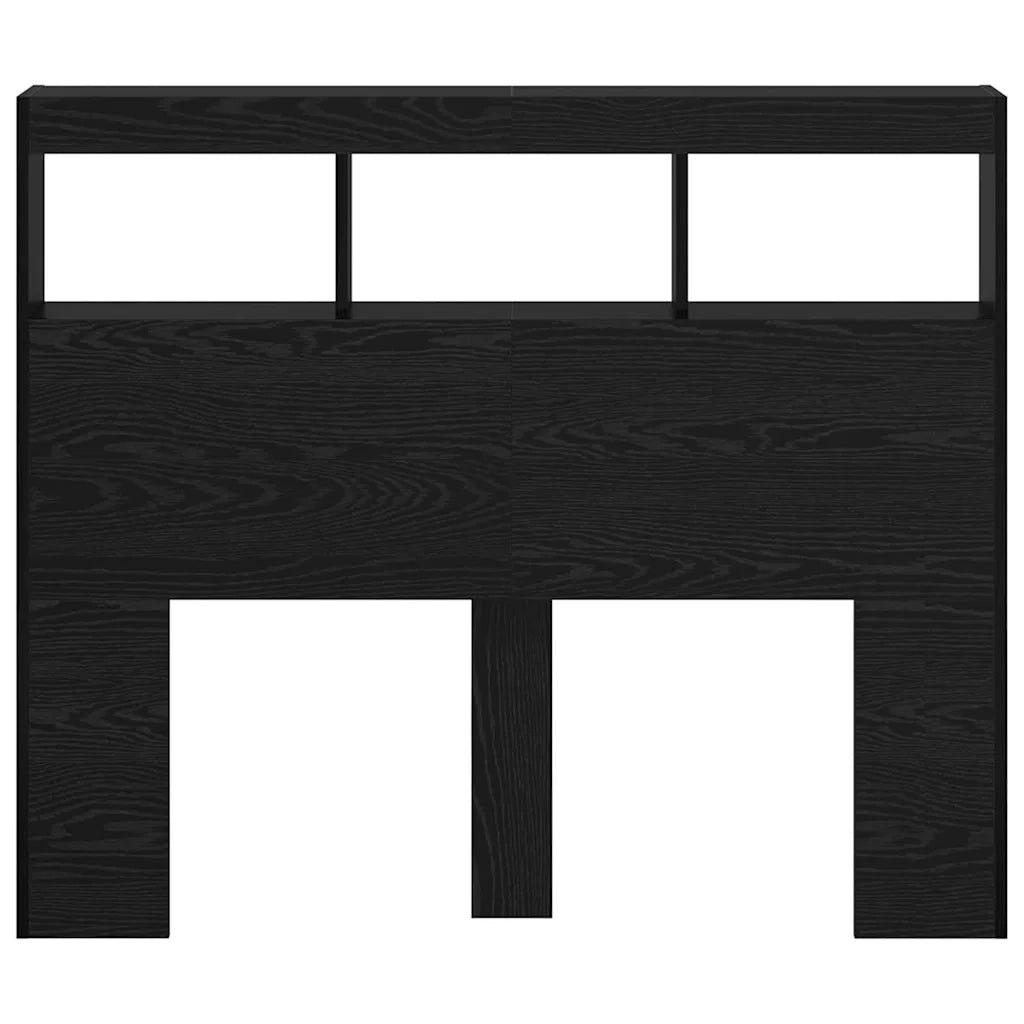 Testiera Rovere Nero 120 x 17 x 102 cm Legno multistrato 869113