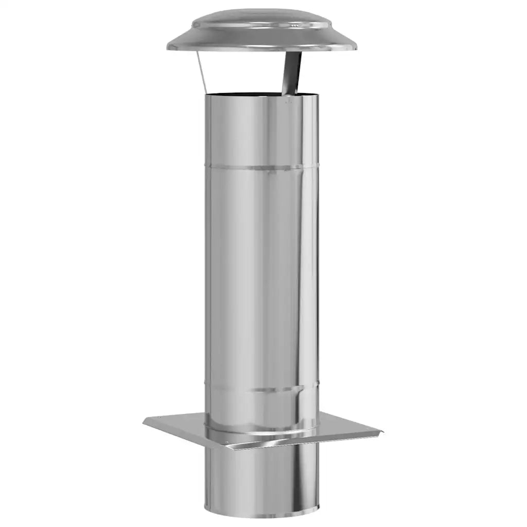 Estensione Camino Argento 25 x 25 x 65 cm Acciaio inossidabile 42008444