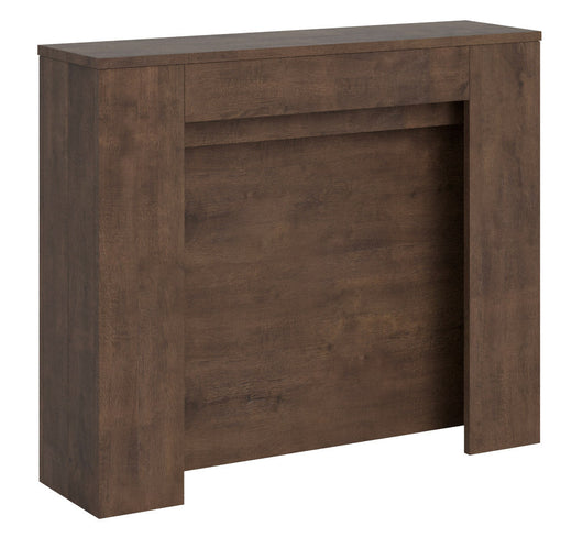 Consolle Allungabile 90x25/211 cm Pannelli in Nobilitato Kiba Noce