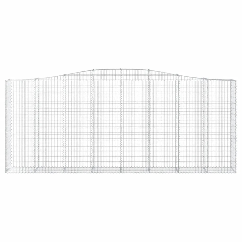 Cesti Gabbioni ad Arco 7 pz 400x50x160/180 cm Ferro Zincato 3146000