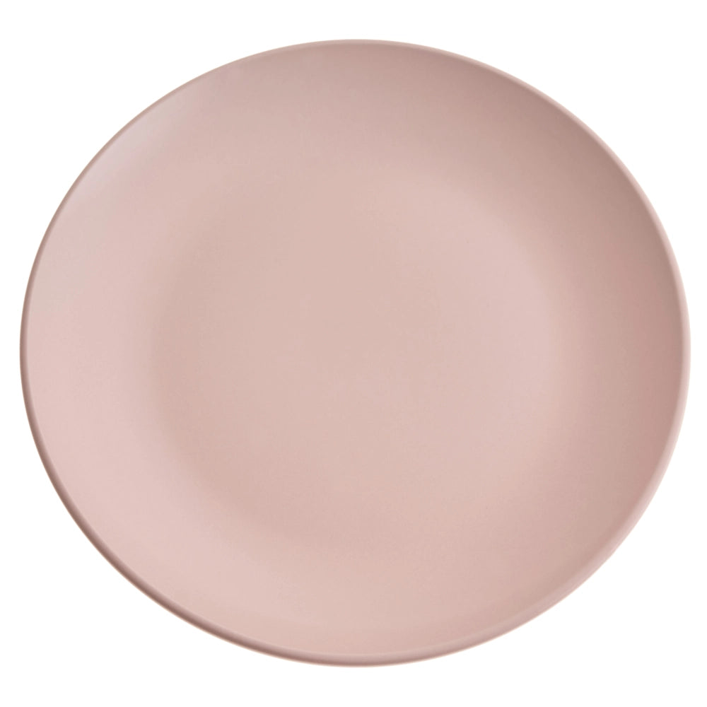 Set di 18 piatti in gres rosa con finitura smaltata a mano per 6 persone cucina e sala da pranzo