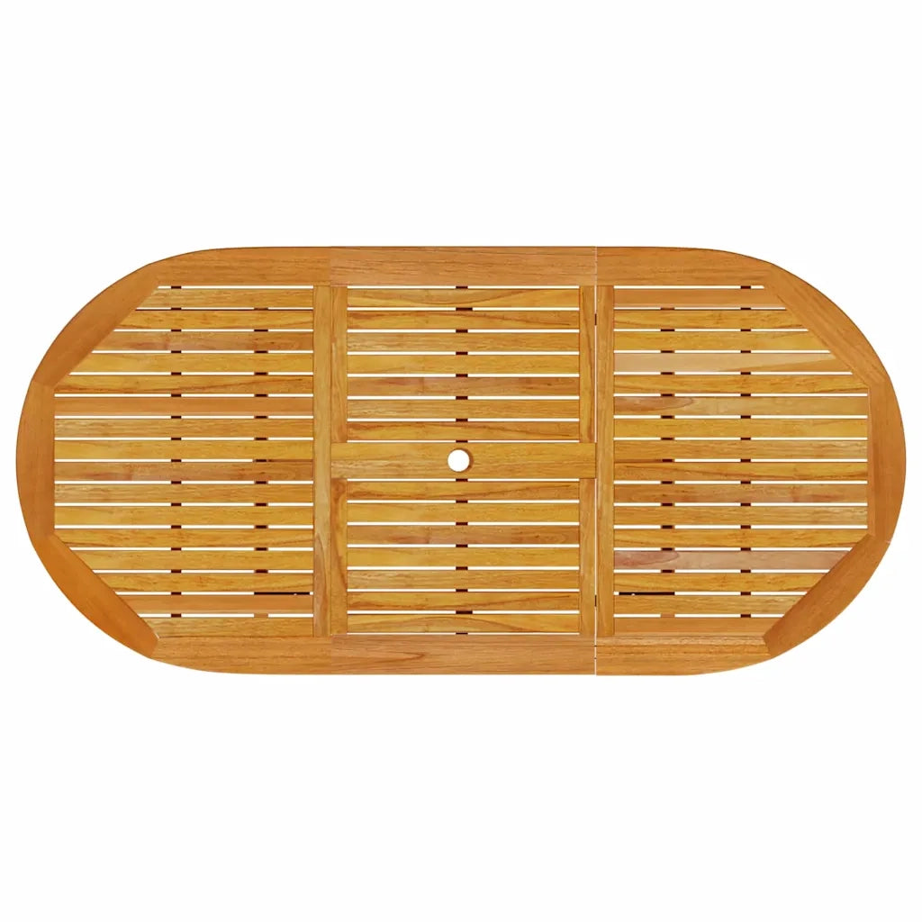 vidaXL Set da Pranzo per Giardino 5 pcs Marrone