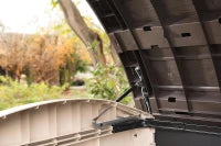 Porta Attrezzi da Giardino Store-It-Out Ultra, 2000L, Effetto Legno, Beige, 177x111x134H cm