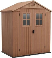 Casetta da Giardino Darwin 6x4, Marrone, 190 X 122 X 221 h