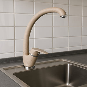 Ogomondo miscelatore oslo orientabile ottone colorato per lavello cucina *** finitura- avena 2, confezione 1