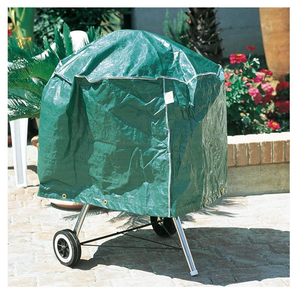 Telo copri barbecue rettangolare telone occhiellato sagomato protettivo cm 75x125xh75