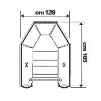 Tender pagliolo avvolgibile a stecche 185 cm