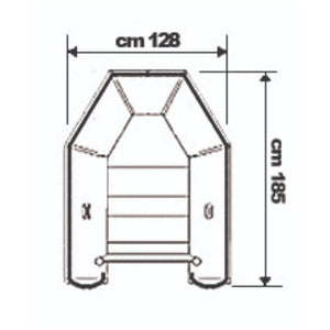 Tender pagliolo avvolgibile a stecche 185 cm