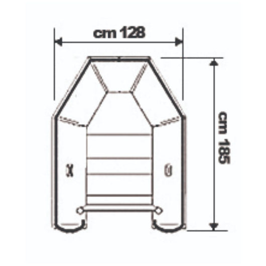 Tender pagliolo avvolgibile a stecche 185 cm