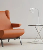 Paralume Ball Da Tavolo Bianco Cm 25X14X55