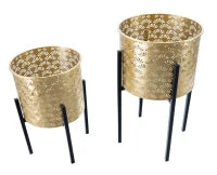 Portavasi Glissy Stand Coppia -A- cm Ø 21X38-19X28