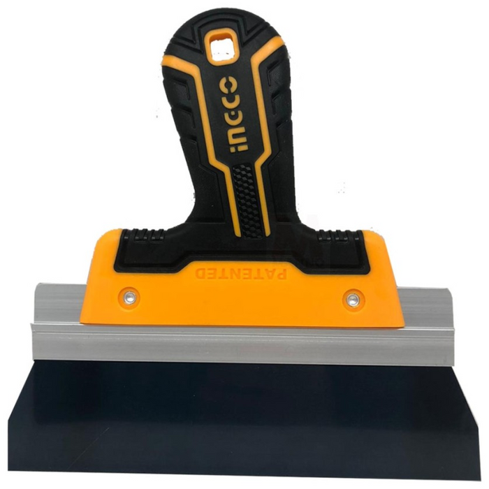 Spatola larga alluminio lama inox 200mm finitura nastro cartongesso professionale