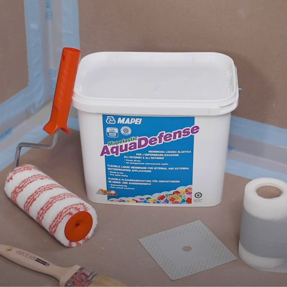Membrana liquida elastica impermealizzante rivestimenti mapelastic aquadefense *** formato 7.5 kg, confezione 1