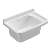 MONGARDI Lavandino pilozzo a muro da esterno 50x35x24