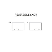 Ogomondo lato fisso per box doccia book bianco cristallo temprato *** misure 78-80xh190 cm serigrafato, confezione 1