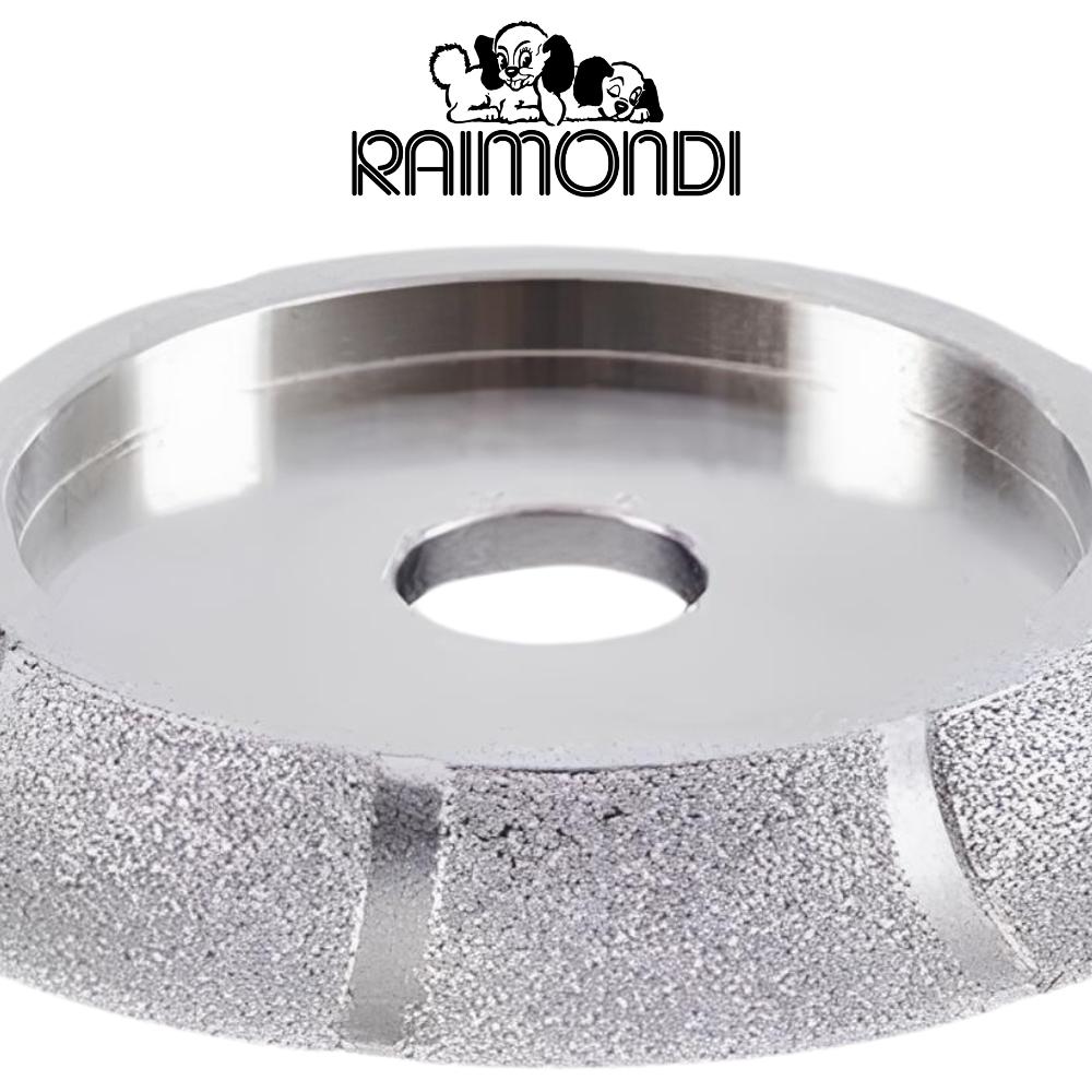 Mola sgrossatura diamantata profilo mezzo toro lavorazione piastrelle raimondi