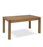 E-STYLO Tavolo allungabile con top impiallacciato rovere naturale e gambe in frassino massello, 90cm X 160/240cm H. 76cm.