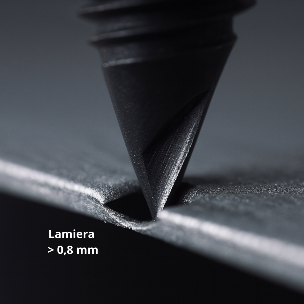 Viti cartongesso lamiera 3,5 x 25 mm punta trapano confezione 1000 pezzi