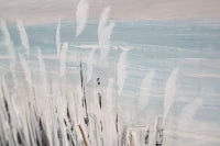 Dipinto Su Tela Pontile cm 120X3,8X80