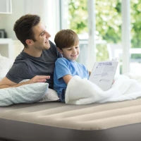 64164ND - Materasso Dura-Beam Prime Comfort Matrimoniale Con Tecnologia Fiber Tech, Pompa Elettrica Incorporata 152X203X51 Cm