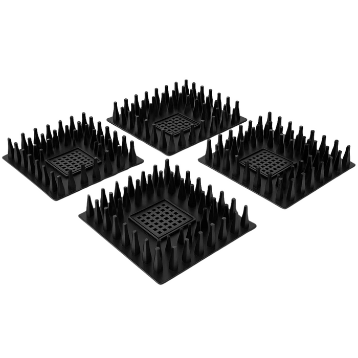 Tappetino multifunzione gomma up 59x59cm tagli fori incisioni confezione 4 pezzi