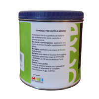 Smalto ecologico effetto lavagna colore nero finitura opaca formato 0.5l ecolux