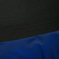 Trampolino Elastico con Scaletta e Rete di Sicurezza, in Acciaio e Plastica, Ø180x200 cm, Blu