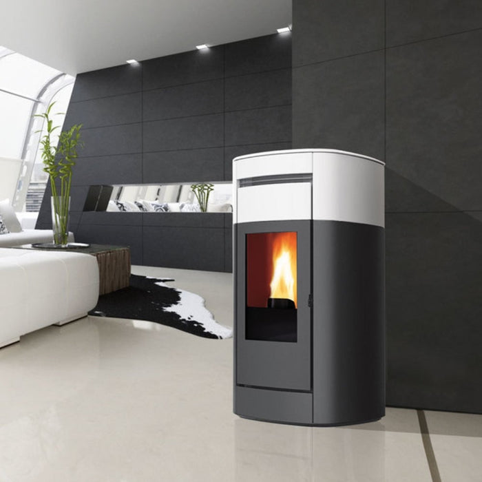 Stufa a Pellet Idro Ventilata 22,8 Kw EDILKAMIN VYDA2 H 22 UP Termostufa