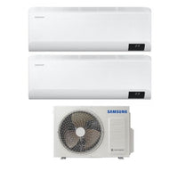 Climatizzatore Condizionatore Dual Split Inverter Samsung serie CEBU 9+12 con con AJ040TXJ2KG/EU R-32 Wi-Fi Integrato 9000+12000