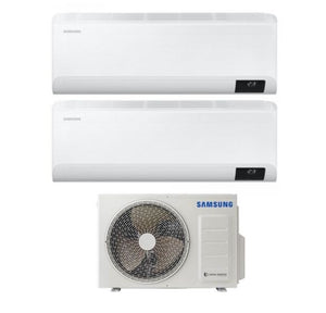 Climatizzatore Condizionatore Dual Split Inverter Samsung serie CEBU 9+12 con con AJ040TXJ2KG/EU R-32 Wi-Fi Integrato 9000+12000
