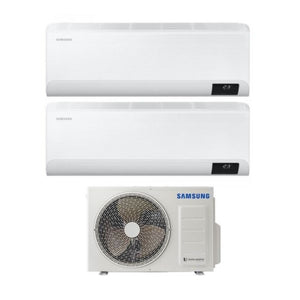 Climatizzatore Condizionatore Dual Split Inverter Samsung serie CEBU 9+9 con con AJ040TXJ2KG/EU R-32 Wi-Fi Integrato 9000+9000