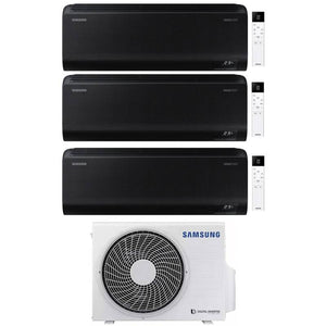 Condizionatore Samsung Trial Split Inverter serie WINDFREE BLACK 9+9+12 con AJ052TXJ3KG R-32 Wi-Fi Integrato 9000+9000+12000