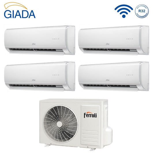 Condizionatore Quadri Split Ferroli Giada M 9+9+9+12 con 28-4 R-32 Wi-Fi Integrato
