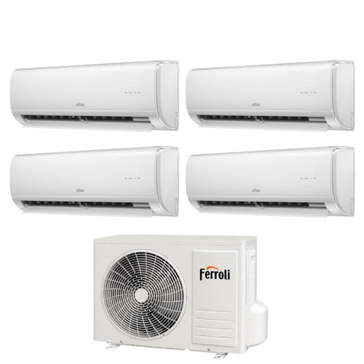 Condizionatore Quadri Split Ferroli Giada M 9+9+9+12 con 28-4 R-32 Wi-Fi Integrato