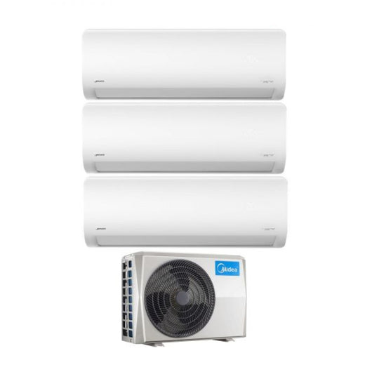 Condizionatore Midea Trial Split Inverter serie XTREME PRO 9000+9000+9000 Btu con M3OA-27 R-32 Wi-Fi Integrato