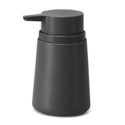 Dispenser sapone grigio design tondo in plastica Pop