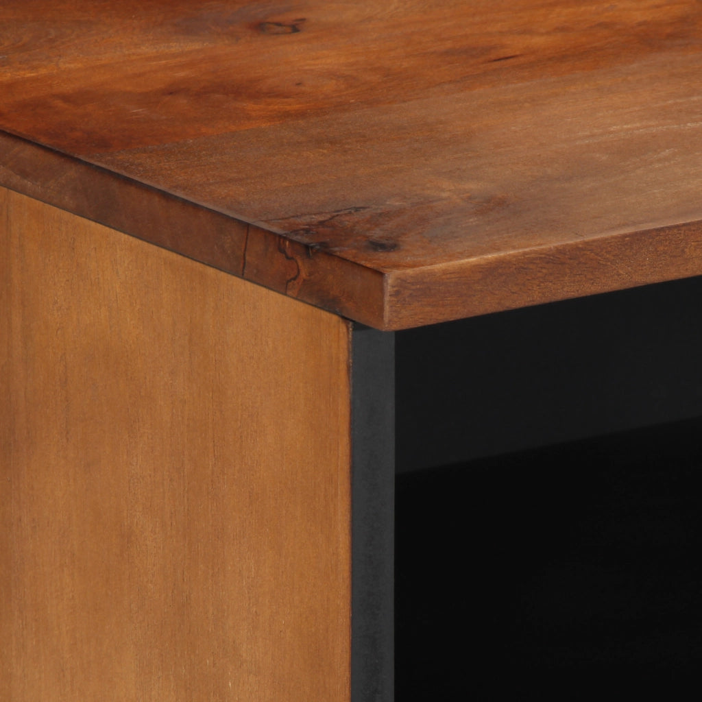 Comodino 40x33x46 cm in legno di mango