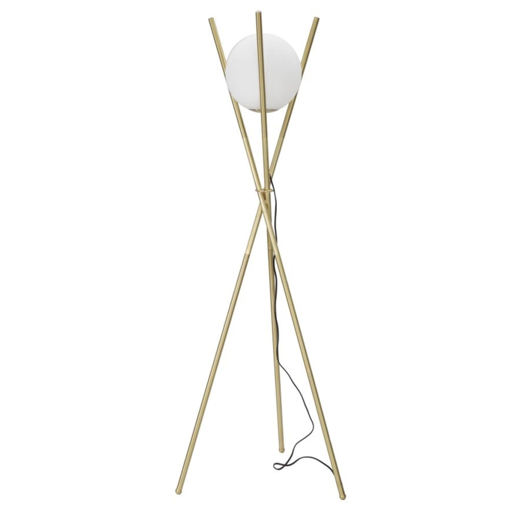 Lampada da Terra VKH200, Oro, Metallo, 55x55x155 cm