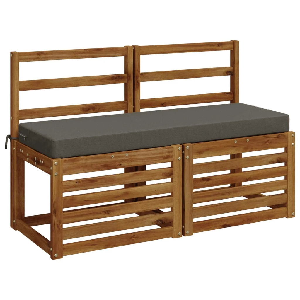 Cuscino per panchina SOEST 100% Poliestere Grigio 949622