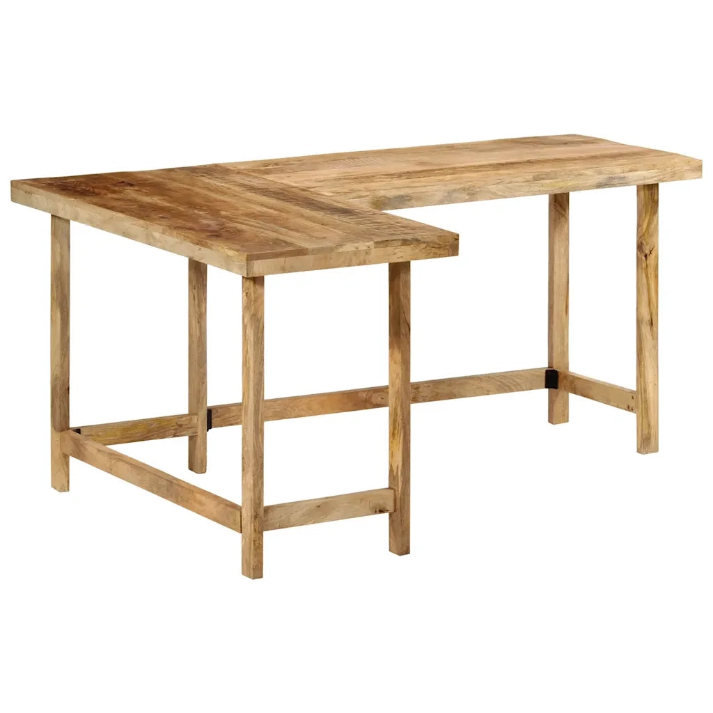 Scrivania 165x110x75 cm in Legno Massello di Mango 353334