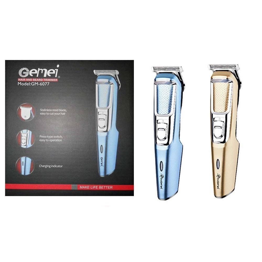 Trade Shop - Taglia Capelli Barba A Batteria Professionale Elettrico Ricaricabile Gm-6077 -