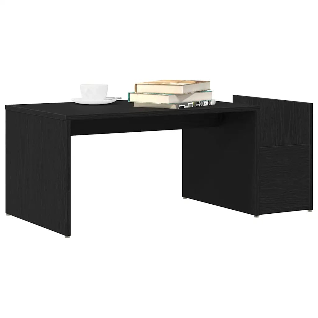 Tavolino da salotto Rovere Nero 90 x 45 x 35 cm 862502