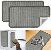 Mat per gatto da appendere, mat per gatto in sisal, protezione per gatto sul divano, mat per gatto autoadesivo per pavimenti, piastra di grattamento per gatto angolare per proteggere tappeti e divani 25x50cm*2