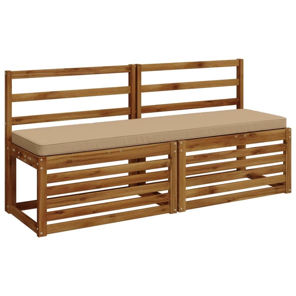 Cuscini per Panchina a 2 Pezzi VUGHT 2 pz 100% Poliestere 951351